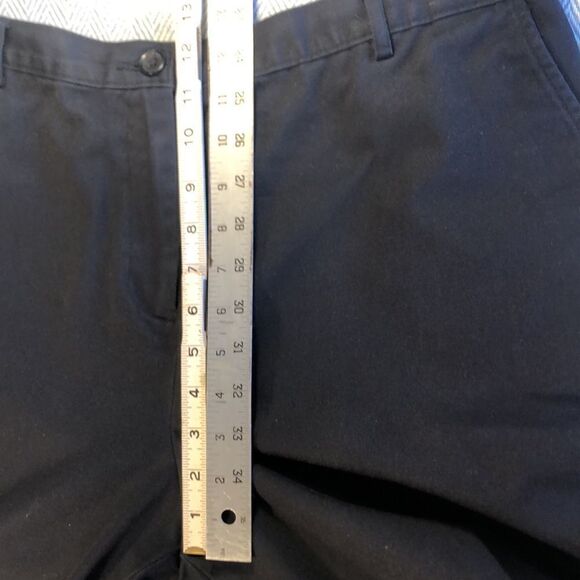 LANDS END 16P cotton/poly blend Waist 17 1/2" with POCKETS, Inseam 25 1/2" - Picture 8 of 13